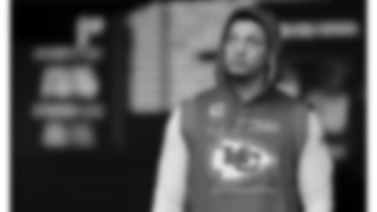 Kansas City Chiefs quarterback Patrick Mahomes (15) walks to the field prior to a week 13 NFL Football game against the Dallas Cowboys on Thursday, November 27, 2025 in Dallas, Texas.