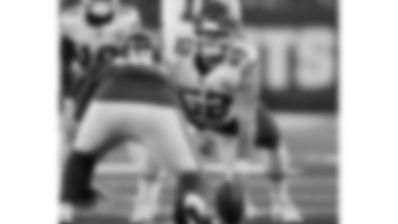 Kansas City Chiefs center Creed Humphrey (52) in position during a week 3 NFL Football game against the New York Giants on Sunday, September 21, 2025 at MetLife Stadium in East Rutherford, New Jersey.