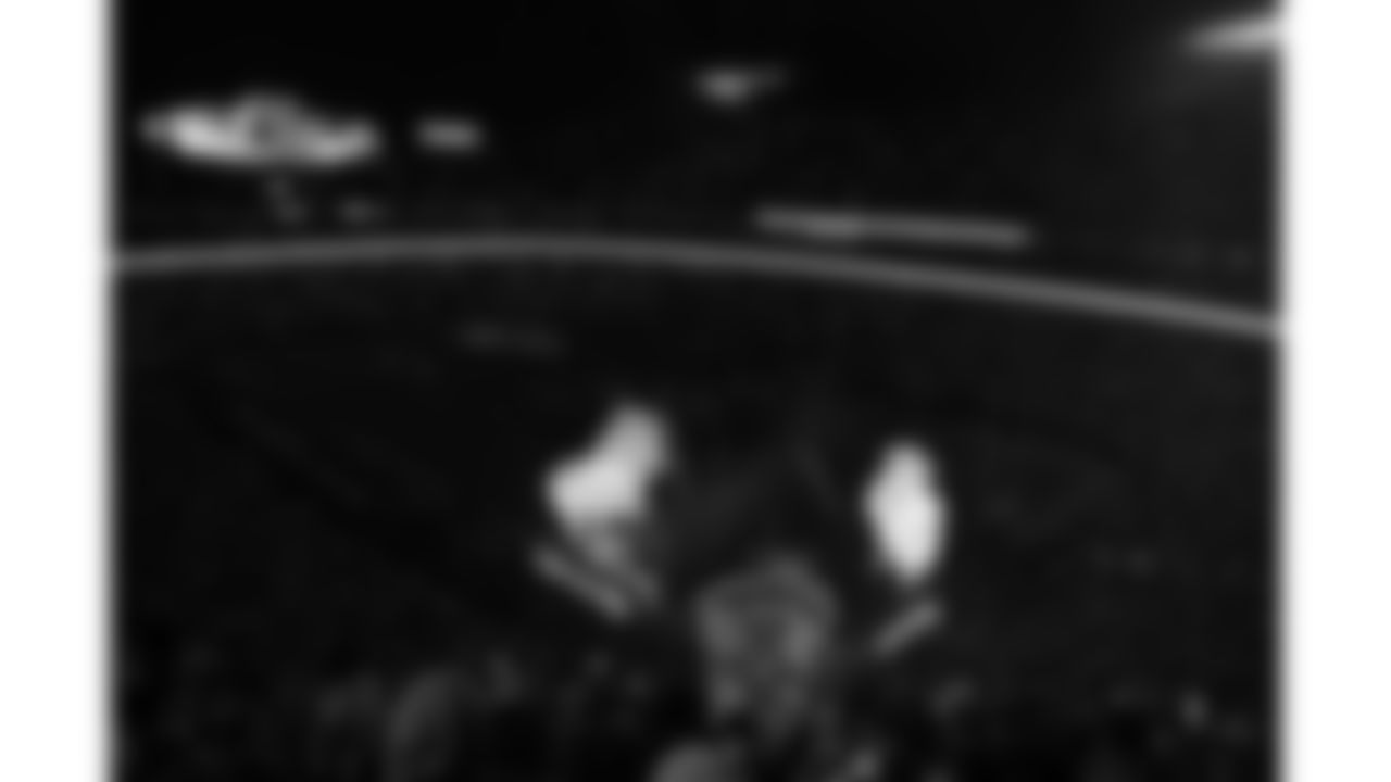 The Kansas City Chiefs take to the field during introductions prior to a week 8 NFL Football game against the Washington Commanders on Monday, October 27, 2025 in Kansas City, MO.