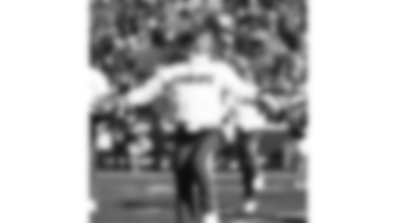 Kansas City Chiefs Cheerleaders on the field prior to a week 15 NFL Football game against the Los Angeles Chargers on Sunday, December 14, 2025 in Kansas City, MO.