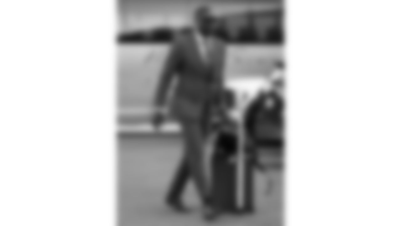 Kansas City Chiefs Outside Linebackers Coach Rod Wilson arrives prior to a week 9 NFL football game against the Buffalo Bills, Sunday, November 2, 2025 in Buffalo, NY