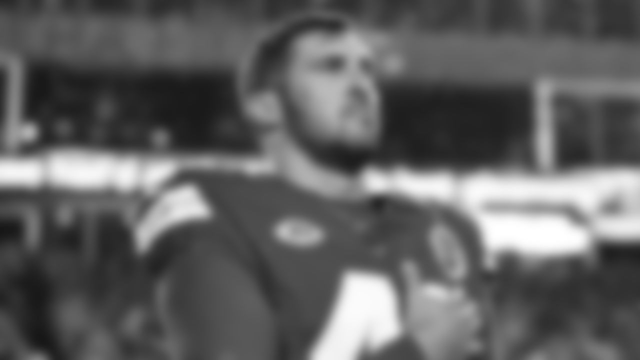 Kansas City Chiefs long snapper James Winchester (41) prior to the week 11 NFL football game against the Philadelphia Eagles, November 20, 2023 in Kansas City.