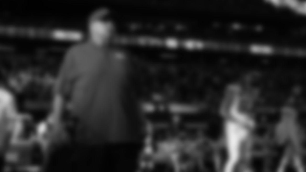 Kansas City Chiefs Head Coach Andy Reid prior to a week 13 NFL football game against the Dallas Cowboys on Thursday, November 27, 2025 in Arlington, TX.