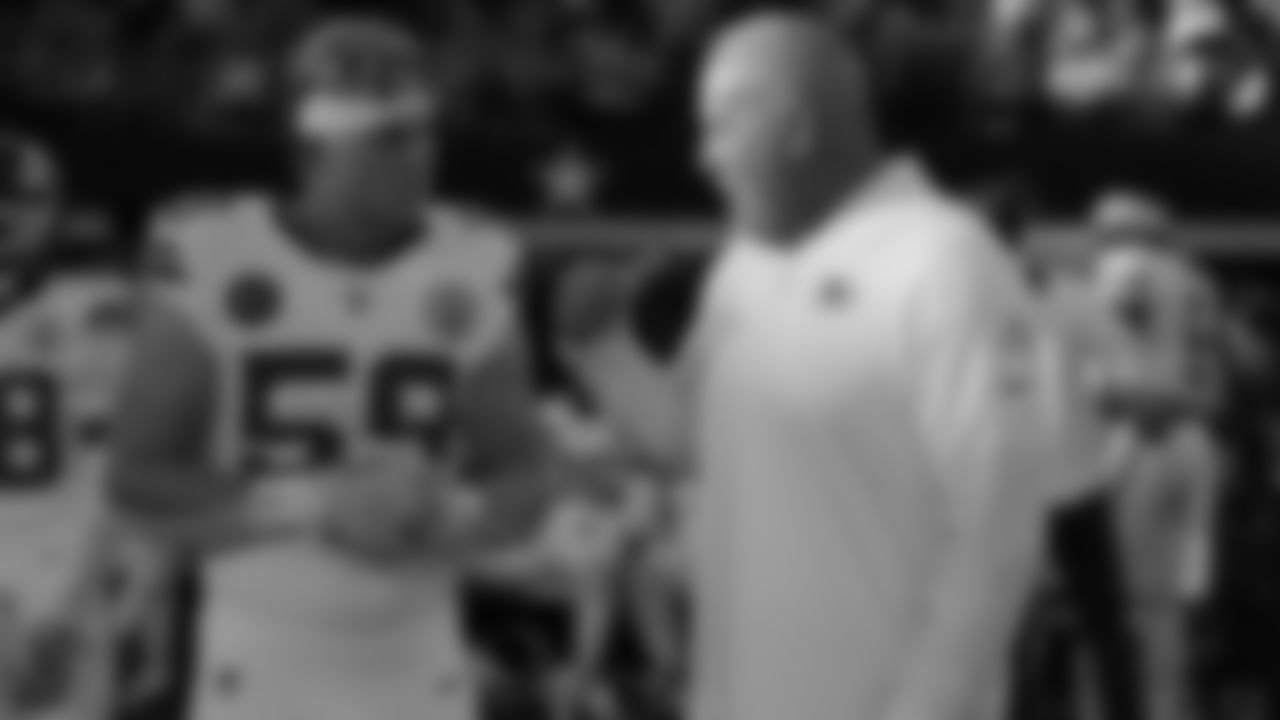 Kansas City Chiefs Assistant Head Coach and Special Teams Coordinator Dave Toub prior to a week 13 NFL football game against the Dallas Cowboys on Thursday, November 27, 2025 in Arlington, TX.