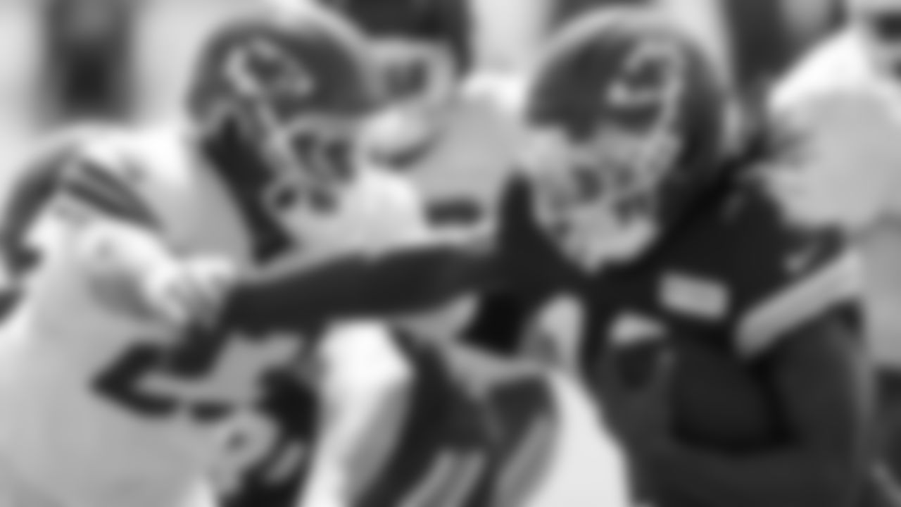 Kansas City Chiefs running back Isiah Pacheco (10) and linebacker Drue Tranquill (23) during day 7 of training camp on Tuesday July 29, 2025