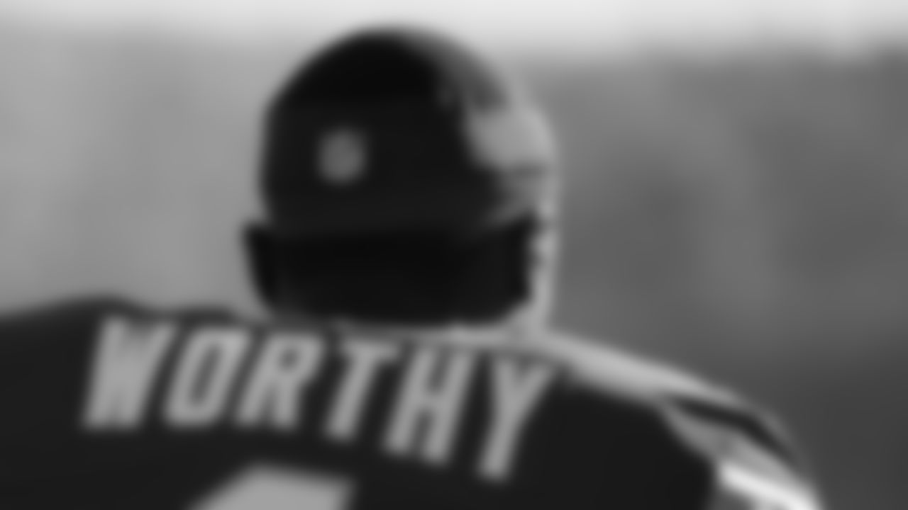 Kansas City Chiefs wide receiver Xavier Worthy (1) looks on prior to a week 12 NFL Football game against the Indianapolis Colts on Sunday, November 23, 2025 in Kansas City, MO