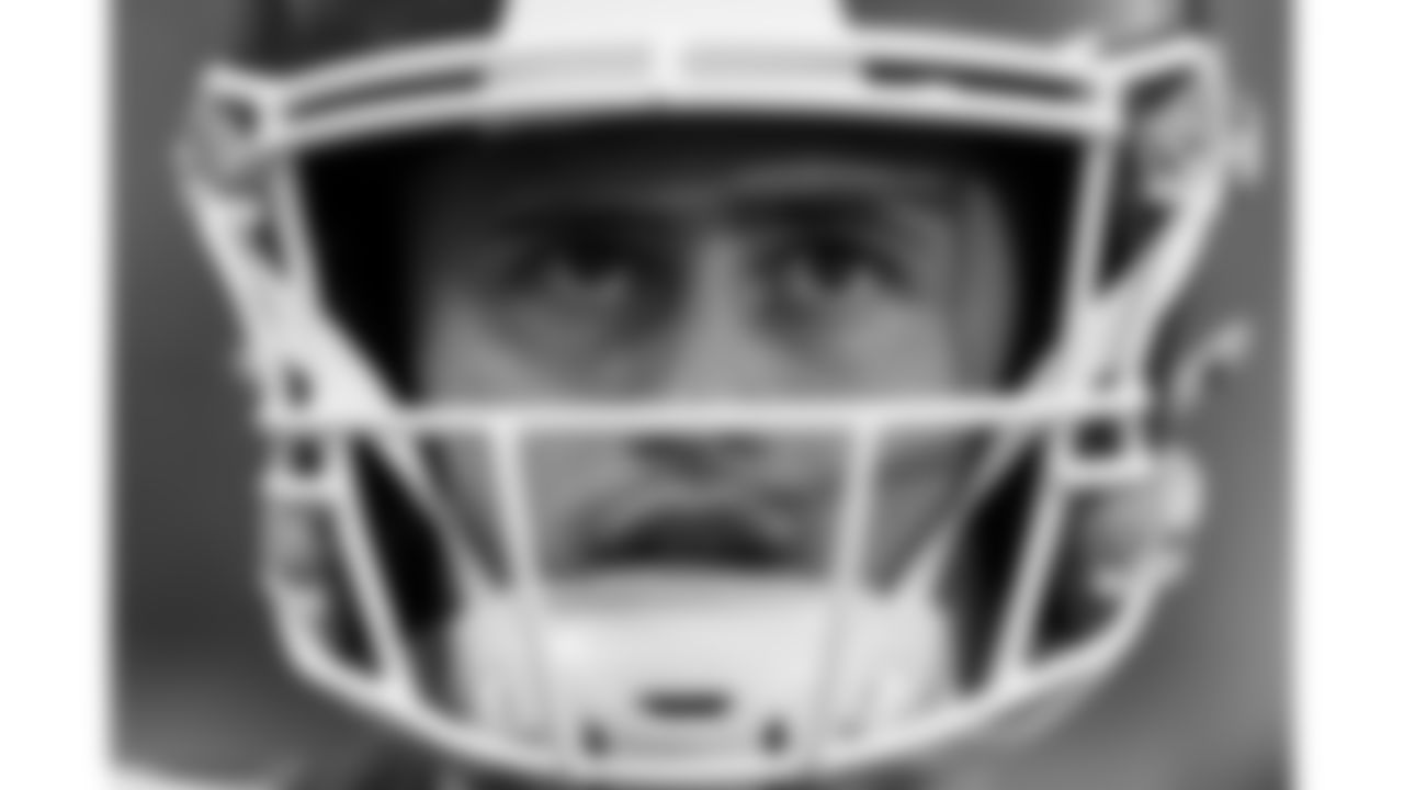 Kansas City Chiefs punter Matt Araiza (14) looks up during a week 12 NFL football game against the Indianapolis Colts, Sunday, November 23, 2025 in Kansas City, MO.