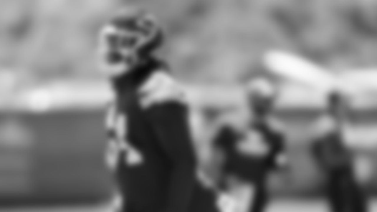 Kansas City Chiefs offensive tackle Wanya Morris (64) at practice during Phase 3 of OTAs on Friday, June 7, 2024 in Kansas City, Missouri.