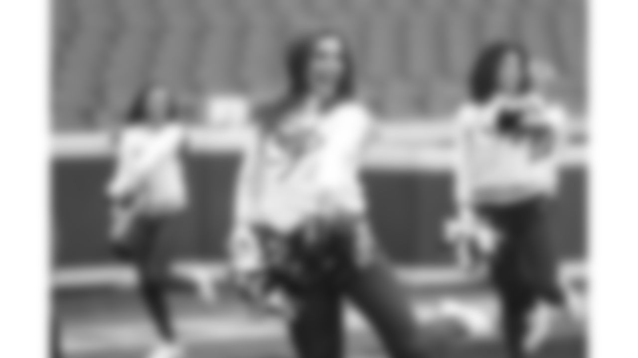 The Kansas City Chiefs Cheerleaders field rehearsal before a week 12 NFL football game against the Indianapolis Colts, Sunday, November 23, 2025 in Kansas City, MO.