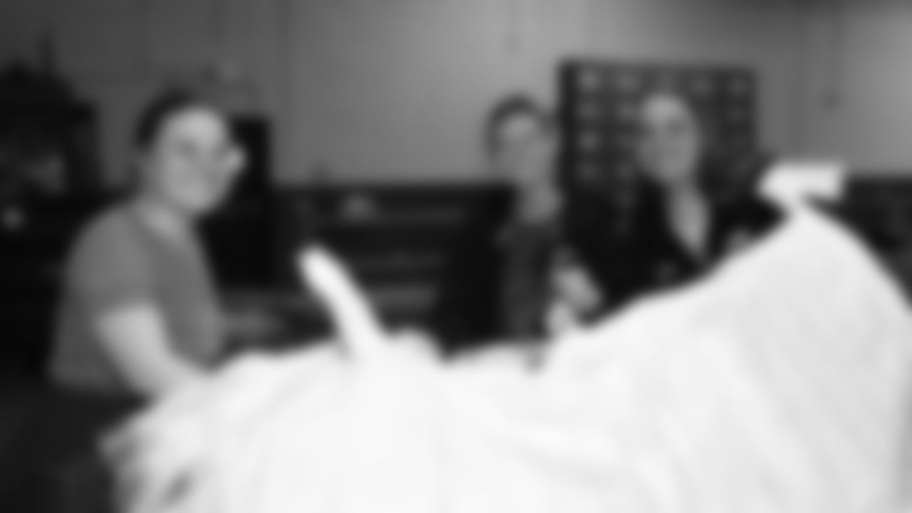 Chiefs staff volunteers at the annual Souper Bowl at the Harvesters Community Food Network in Kansas City on Tuesday, February 4, 2026.