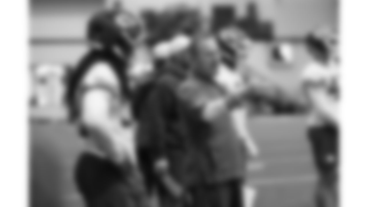 Kansas City Chiefs Defensive Coordinator Steve Spagnuolo during a week 16 practice on Thursday, December 18, 2025 in Kansas City, MO.