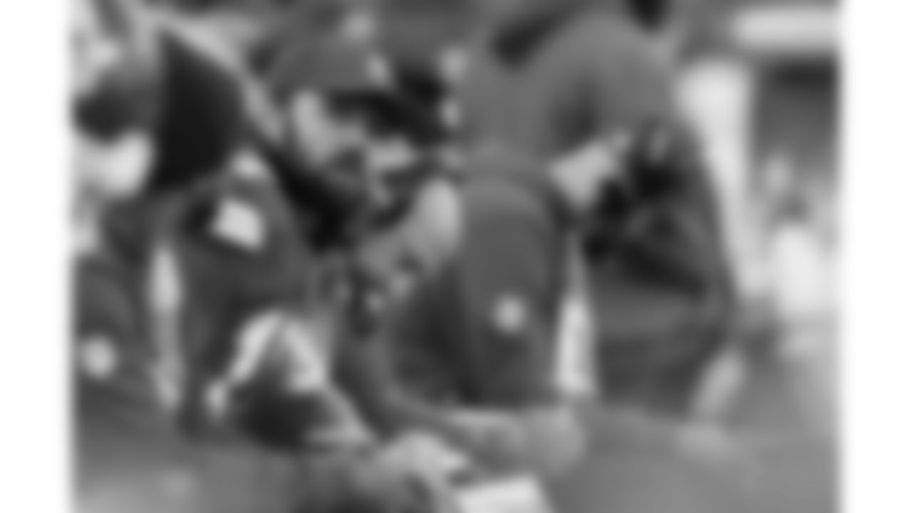 Kansas City Chiefs quarterback Gardner Minshew (17) looks up from the bench during a week 12 NFL football game against the Indianapolis Colts, Sunday, November 23, 2025 in Kansas City, MO.