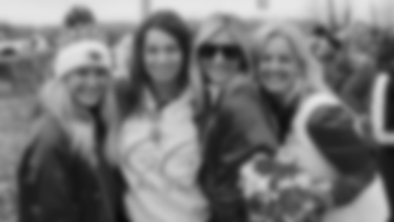 Kansas City Chiefs Alumni Cheerleaders in the pregame parade prior to a week 12 NFL Football game against the Indianapolis Colts on Sunday, November 23, 2025 in Kansas City, MO.