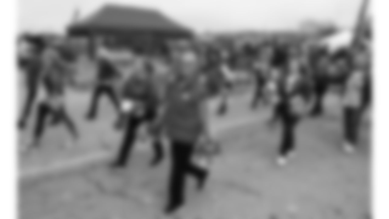 Kansas City Chiefs Alumni Cheerleaders in the pregame parade prior to a week 12 NFL Football game against the Indianapolis Colts on Sunday, November 23, 2025 in Kansas City, MO.