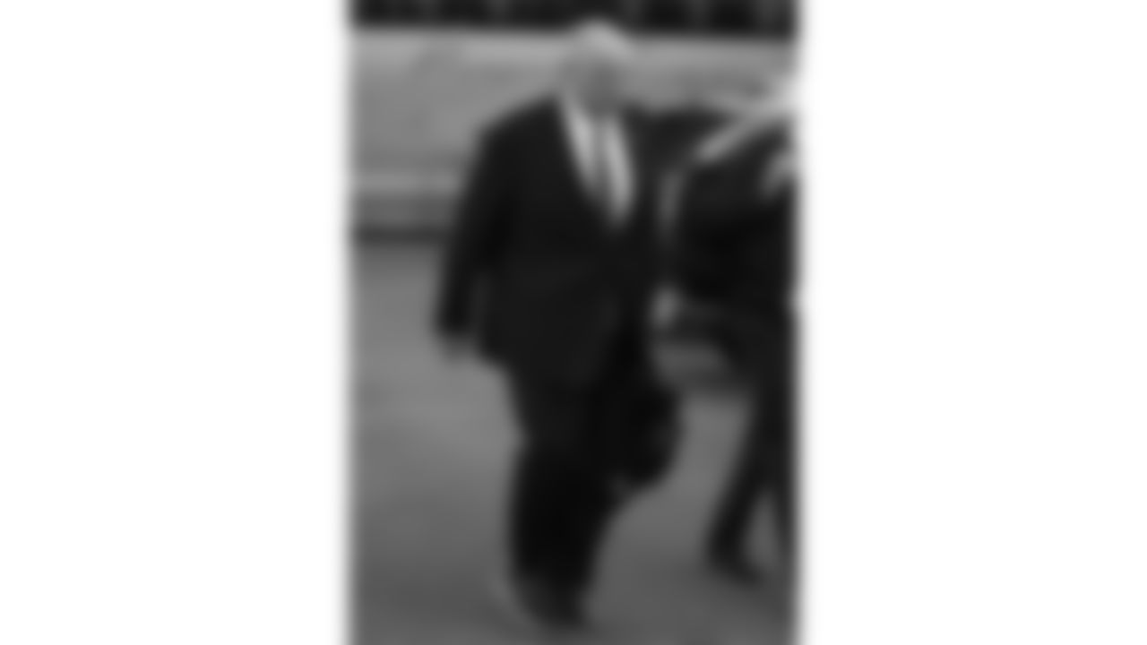 Kansas City Chiefs Head Coach Andy Reid arrives prior to a week 9 NFL football game against the Buffalo Bills, Sunday, November 2, 2025 in Buffalo, NY