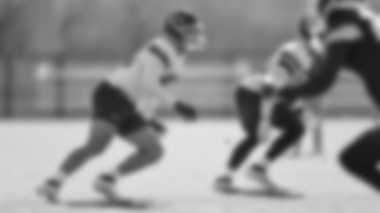Kansas City Chiefs linebacker Jack Cochrane (43) during in-season practice on Friday, November 17, 2023 in Kansas City, MO.