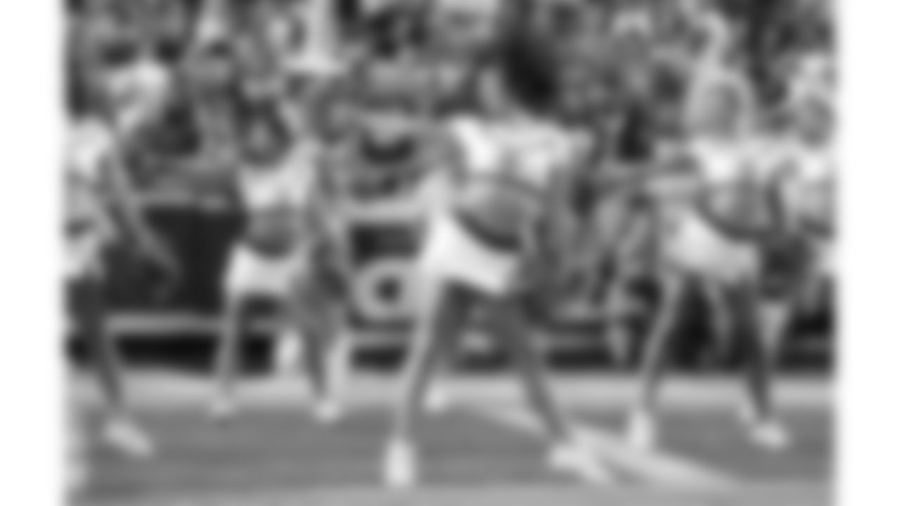 Kansas City Chiefs Cheerleaders during the week 6 NFL football game against the Detroit Lions, Sunday, October 12, 2025 in Kansas City, MO.