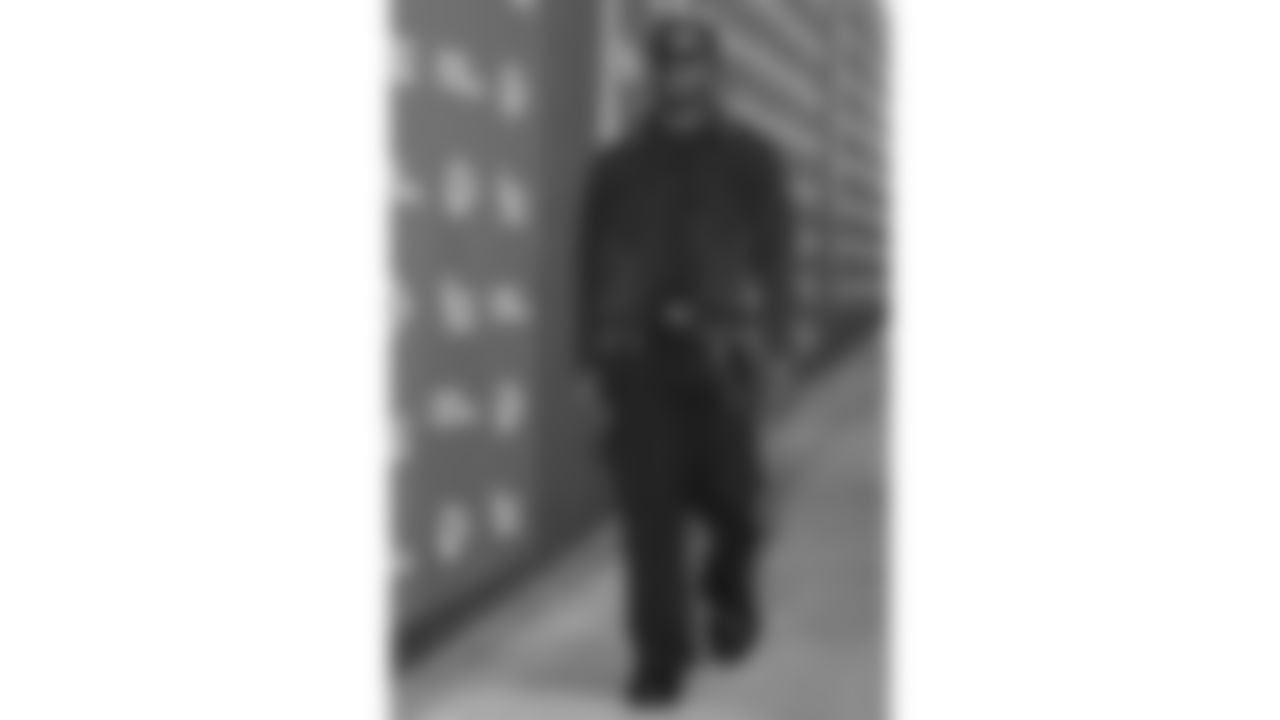 Kansas City Chiefs linebacker Jeffrey Bassa (31) arrives prior to a week 12 NFL Football game against the Indianapolis Colts on Sunday, November 23, 2025 in Kansas City, MO