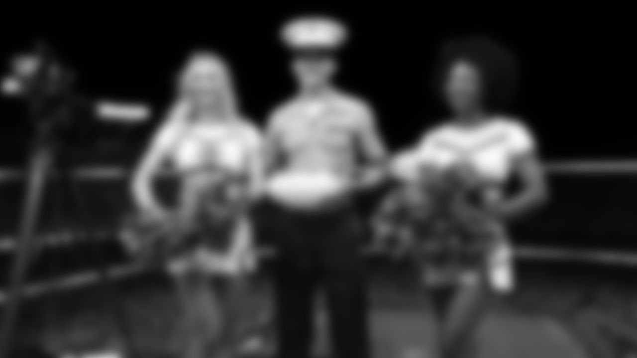 Tribute to the Troops - SGT Keanu Encinas on the GEHA Deck during a week 6 NFL Football game against the Detroit Lions on Sunday, October 12, 2025 in Kansas City, MO.