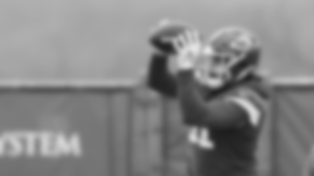 Kansas City Chiefs tight end Blake Bell (81) during practice for the week 18 NFL football game against the Chargers, Thursday January 4, 2024.