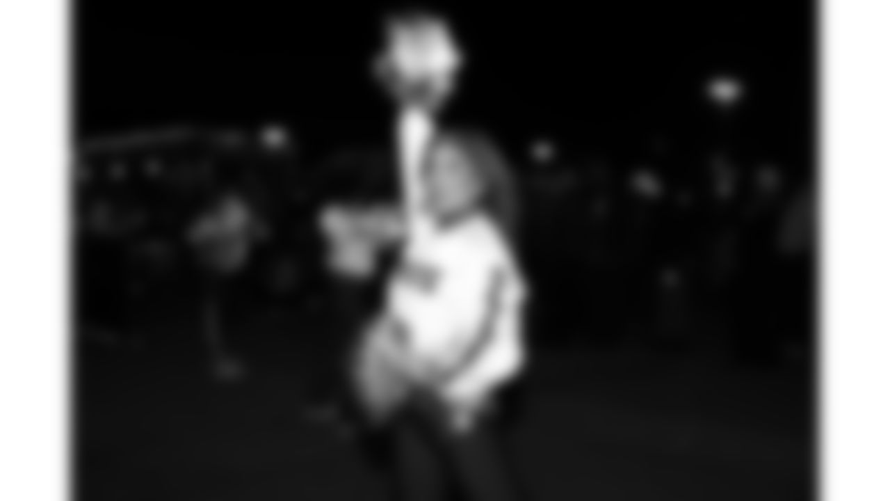 Kansas City Chiefs Cheerleaders at the pregame parade prior to a week 14 NFL Football game against the Houston Texans on Sunday, December 7, 2025 in Kansas City, MO.