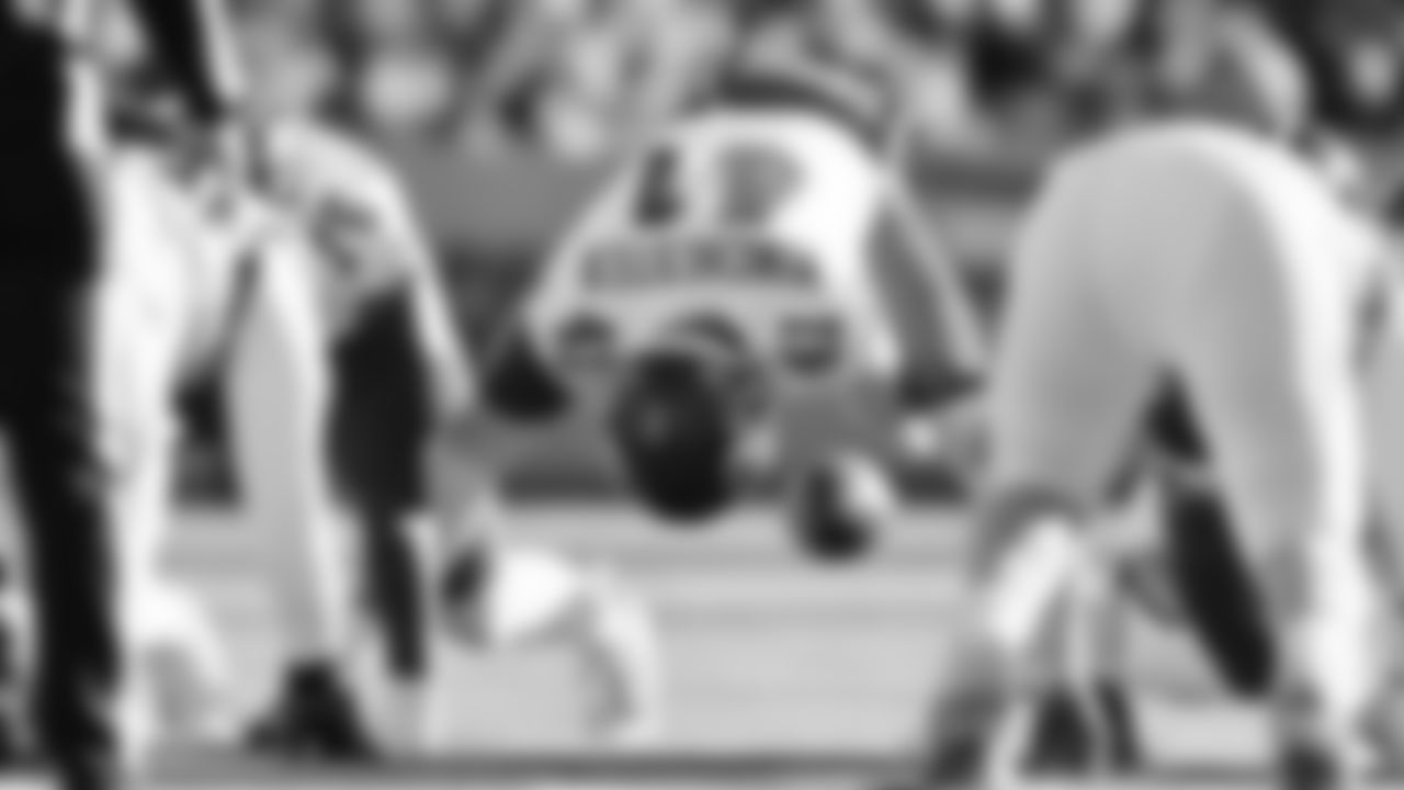 Kansas City Chiefs long snapper James Winchester (41) snaps the ball during a week 16 NFL Football game against the Tennessee Titans on Sunday, December 21, 2025 in Nashville, Tennessee.