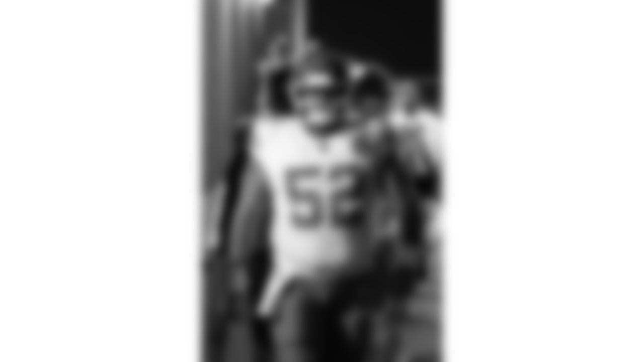 Kansas City Chiefs center Creed Humphrey (52) walks down the tunnel prior to the week 3 NFL football game against the New York Giants, Sunday, September 21, 2025 in East Rutherford, NJ.