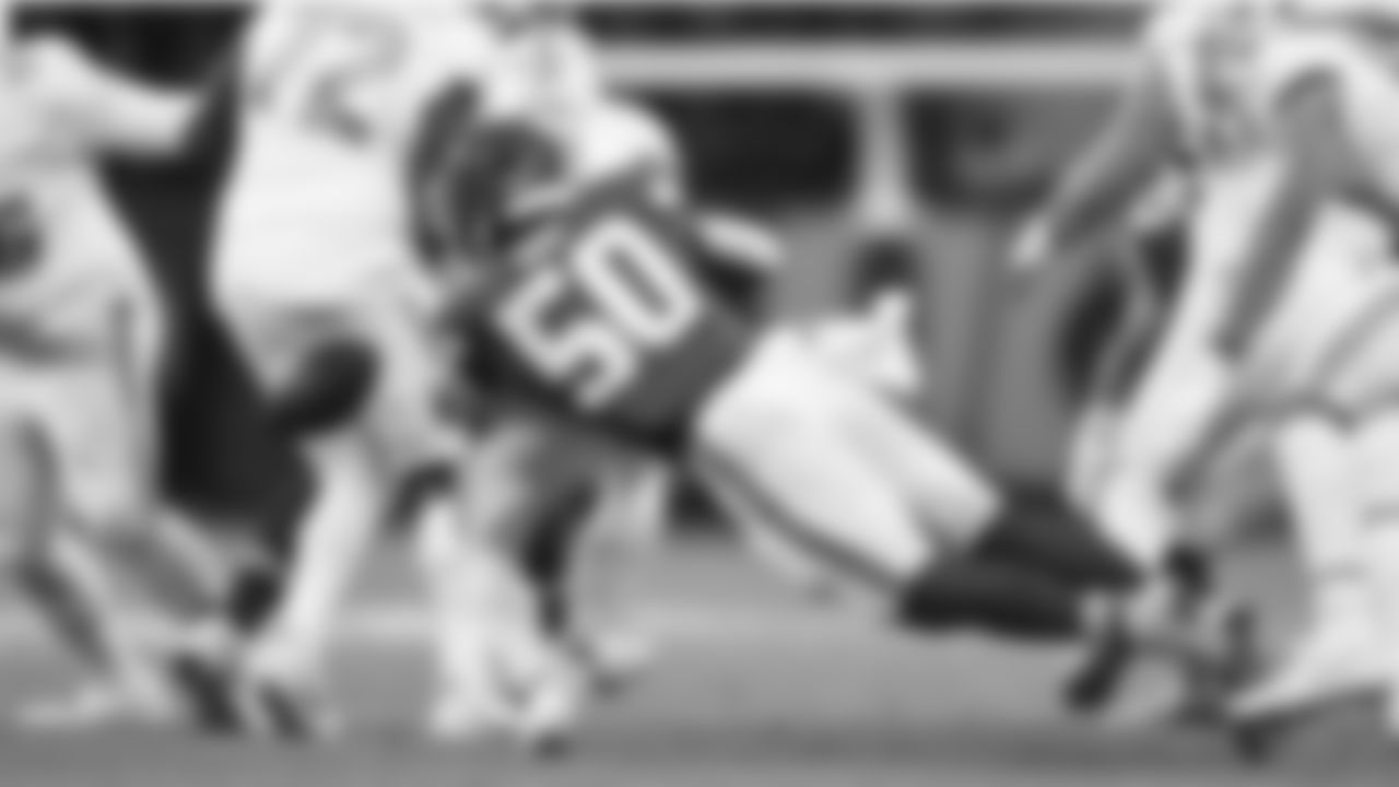 Kansas City Chiefs linebacker Willie Gay Jr. (50) during the Week 9 NFL football game against the Miami Dolphins in Frankfurt, Germany on November 5, 2023.
