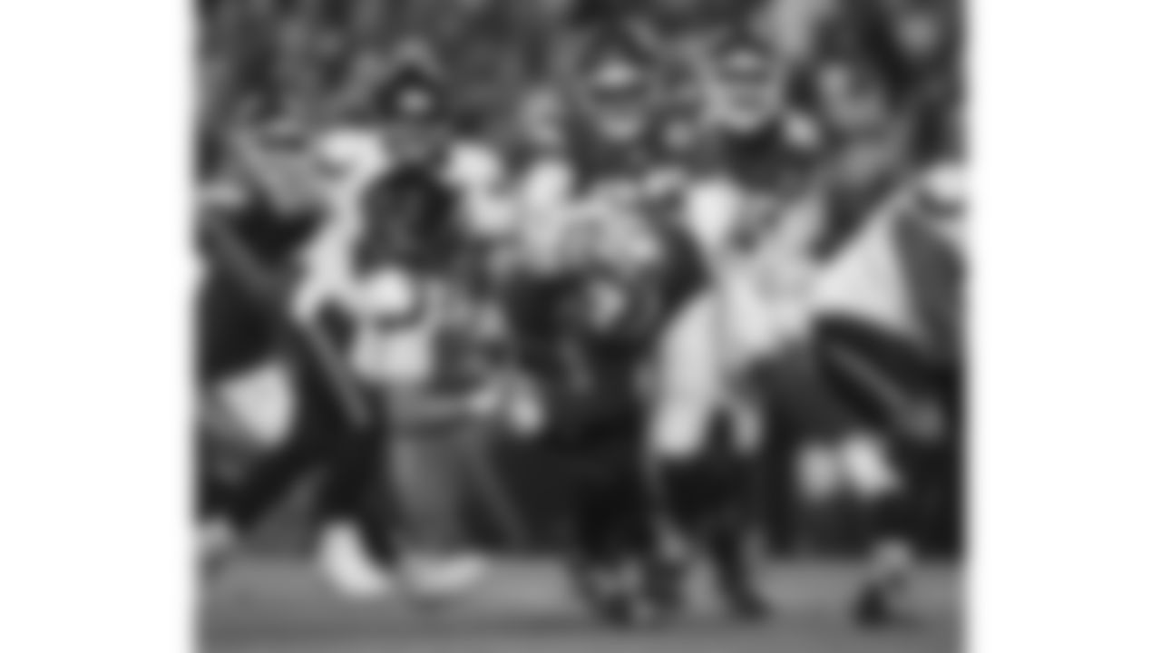 Kansas City Chiefs defensive end George Karlaftis (56) sacks Houston Texans quarterback C.J. Stroud (7) during a week 14 NFL football game, Sunday, December 7, 2025 in Kansas City, MO.