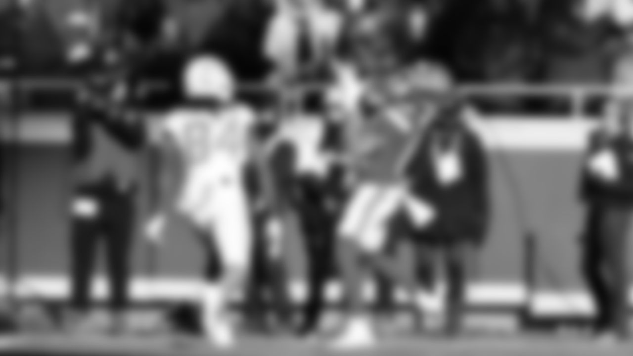 Kansas City Chiefs wide receiver Nikko Remigio (81) catches a punt during an NFL week 15 matchup against the Los Angeles Chargers, Sunday December 14, 2025.