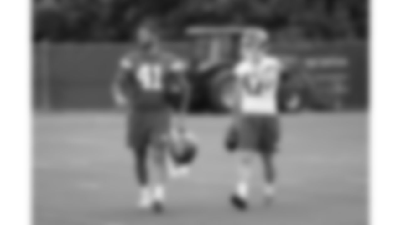 Kansas City Chiefs long snapper James Winchester (41) and punter Eddie Czaplicki (47) during phase 3 of OTAs on Friday June 13, 2025 in Kansas City, MO.