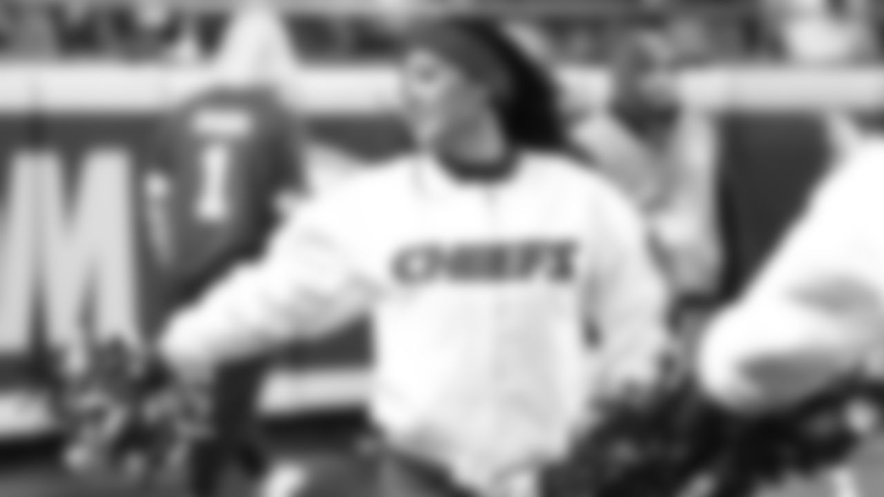 Kansas City Chiefs Cheerleaders during a week 14 NFL Football game against the Houston Texans on Sunday, December 7, 2025 in Kansas City, MO.