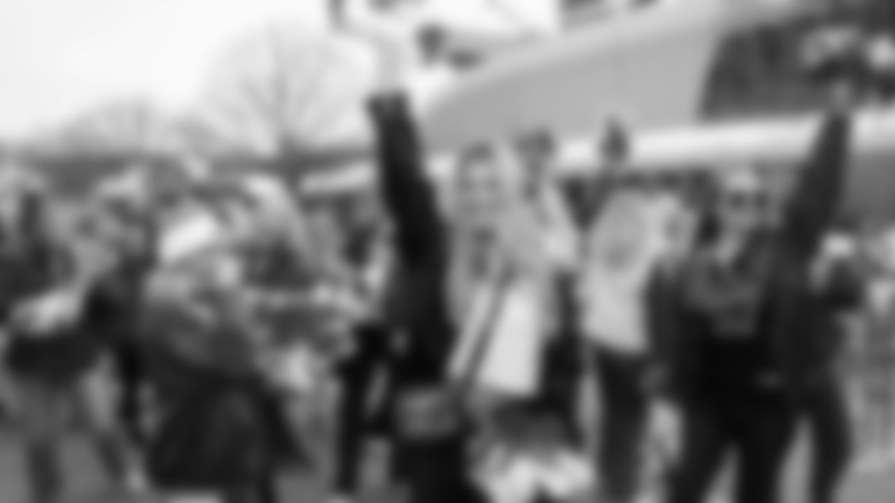 Kansas City Chiefs Alumni Cheerleaders in the pregame parade prior to a week 12 NFL Football game against the Indianapolis Colts on Sunday, November 23, 2025 in Kansas City, MO.