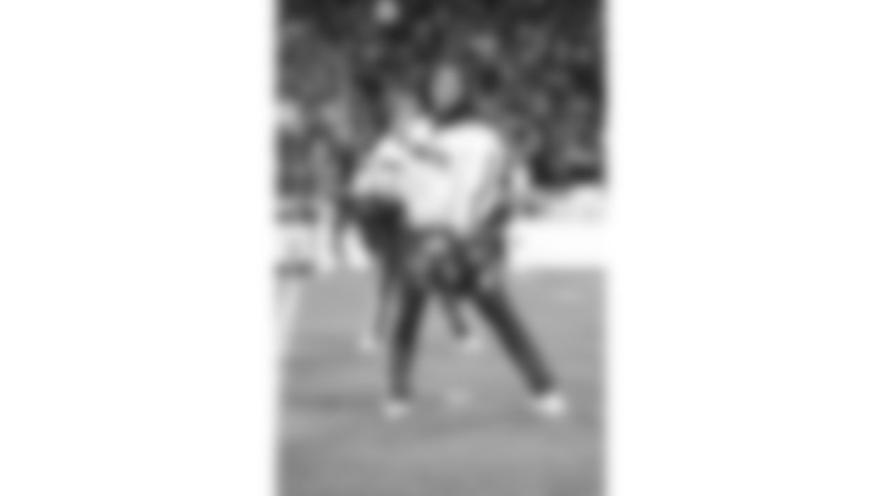 Kansas City Chiefs Cheerleaders perform on the field prior to a week 14 NFL Football game against the Houston Texans on Sunday, December 7, 2025 in Kansas City, MO.