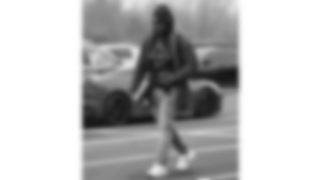 Kansas City Chiefs Defensive quality control Christopher Orr arrives prior to a week 12 NFL Football game against the Indianapolis Colts on Sunday, November 23, 2025 in Kansas City, MO