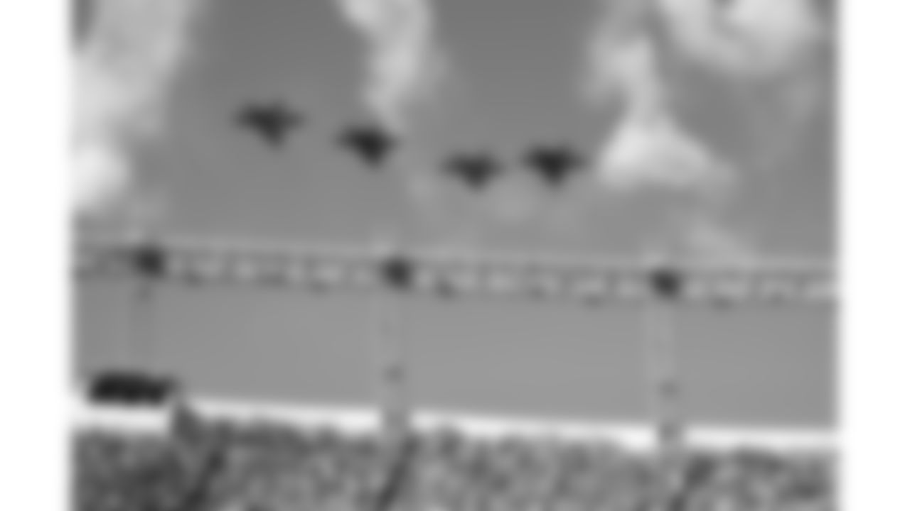 Flyover during the National Anthem prior to a week 11 NFL Football game against the Denver Broncos on Sunday, November 16, 2025 in Denver, Colorado.