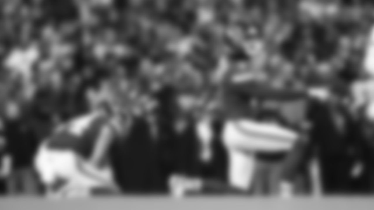 Kansas City Chiefs kicker Harrison Butker (7) watches the ball go between the goal posts for the extra point during an NFL week 14 matchup against the Houston Texans, Sunday December 7, 2025.