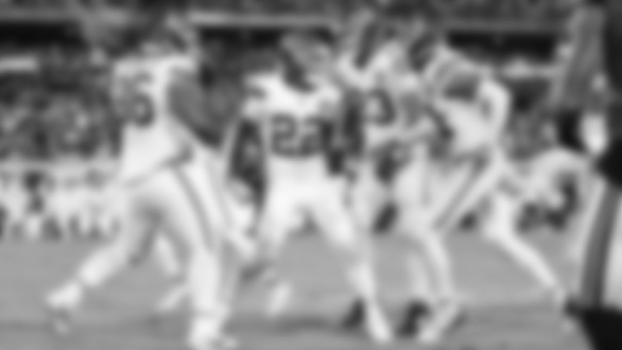 Kansas City Chiefs cornerback Trent McDuffie (22) and the defense celebrates after an interception during a week 5 NFL football game against the Jacksonville Jaguars, Monday, October 6, 2025, in Jacksonville, FL.