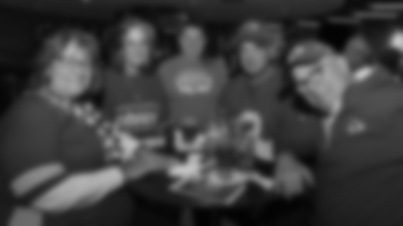 Red Coaters gather at the Kingdom Club to watch the Chiefs take on the Denver Broncos on November 16, 2025.