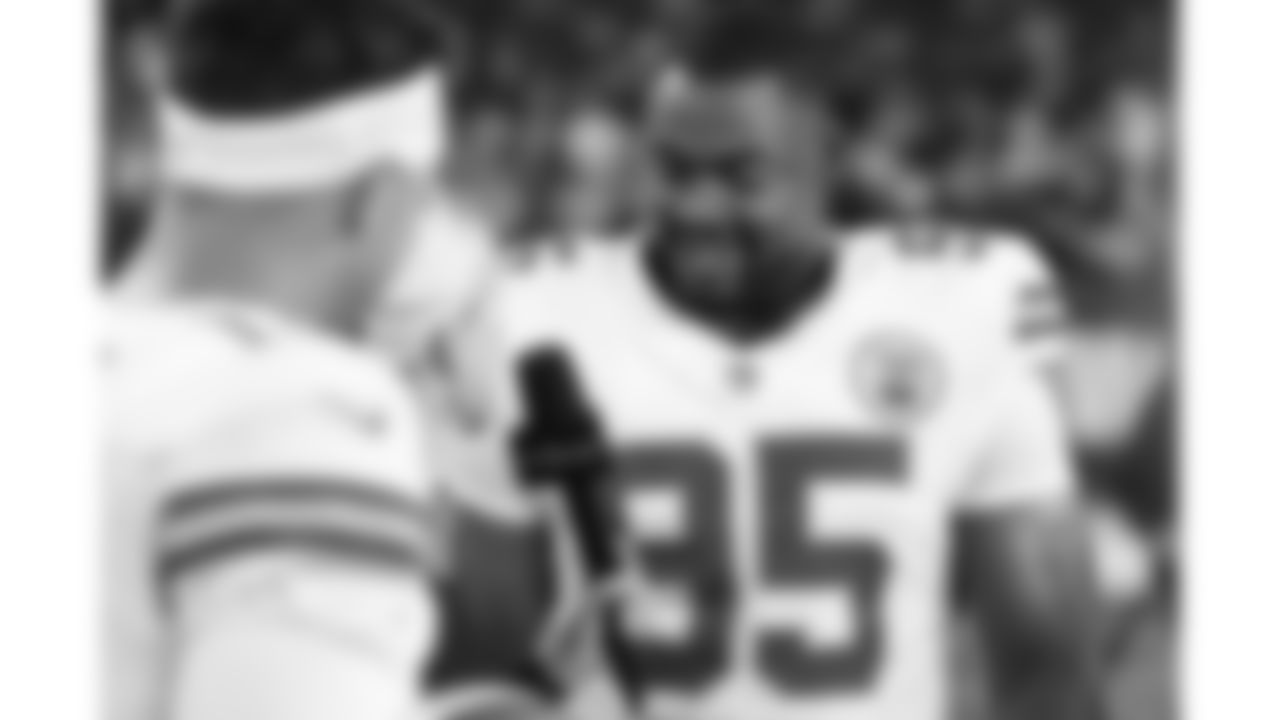Kansas City Chiefs defensive tackle Chris Jones (95) is interviewed by NBC after a week 3 NFL Football game against the New York Giants on Sunday, September 21, 2025 at MetLife Stadium in East Rutherford, New Jersey.