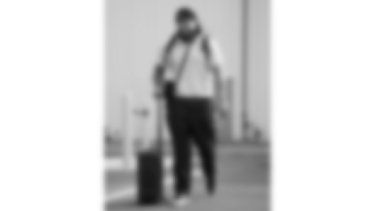 Kansas City Chiefs offensive lineman Esa Pole (70) travels for a week 16 matchup with the Tennessee Titans Saturday December 20, 2025.