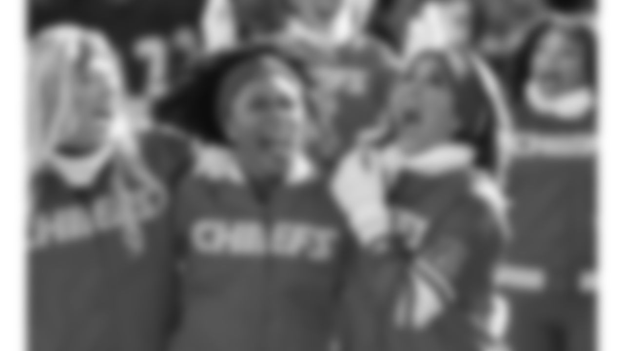 The Kansas City Chiefs Cheerleaders announce Sadie as their 2026 Pro Bowl Cheerleader on the field during a week 15 NFL Football game against the Los Angeles Chargers on Sunday, December 14, 2025 in Kansas City, MO.