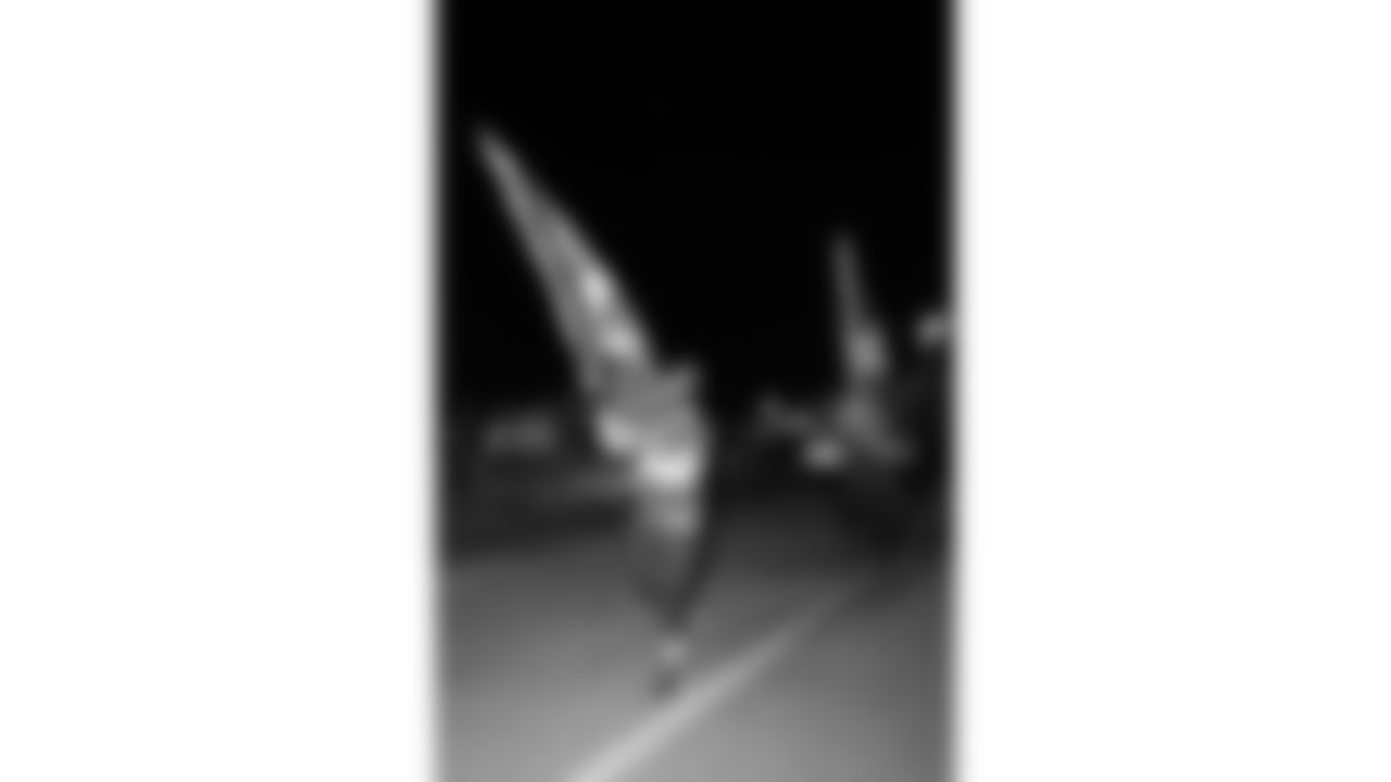 Chiefs Flag Runners at the pregame parade prior to a week 14 NFL Football game against the Houston Texans on Sunday, December 7, 2025 in Kansas City, MO.