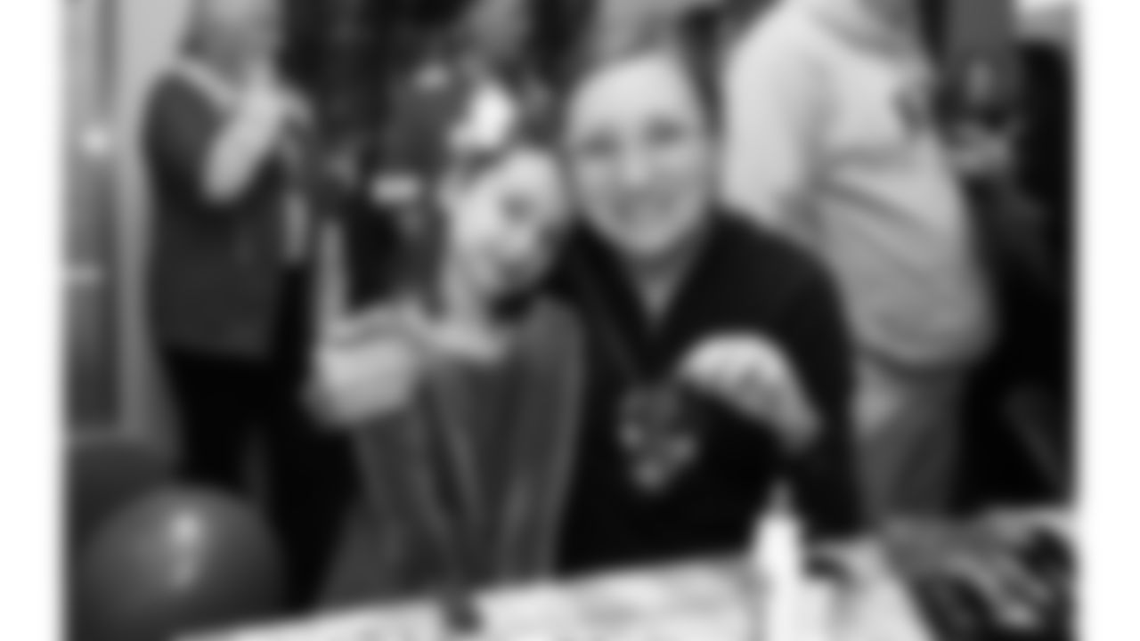 The Kansas City Chiefs attend the reveal of cornerback Trent McDuffies (22) My Cause My Cleats at the Solace House in Shawnee Mission, Kansas on Tuesday, November 11, 2025.