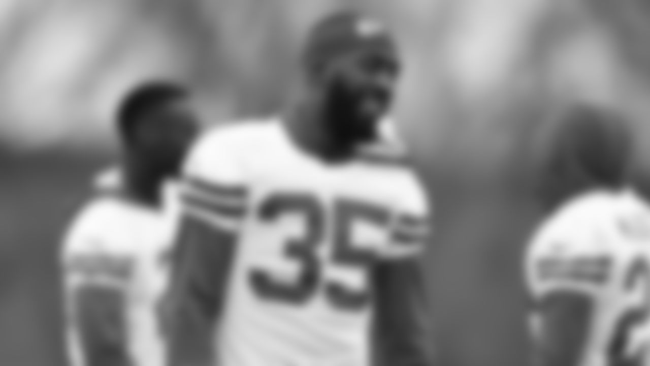 Kansas City Chiefs cornerback Jaylen Watson (35) during in-season practice on Thursday, November 30, 2023 in Kansas City, MO.