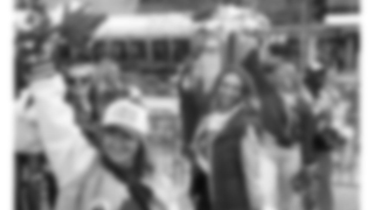 Kansas City Chiefs Alumni Cheerleaders in the pregame parade prior to a week 12 NFL Football game against the Indianapolis Colts on Sunday, November 23, 2025 in Kansas City, MO.