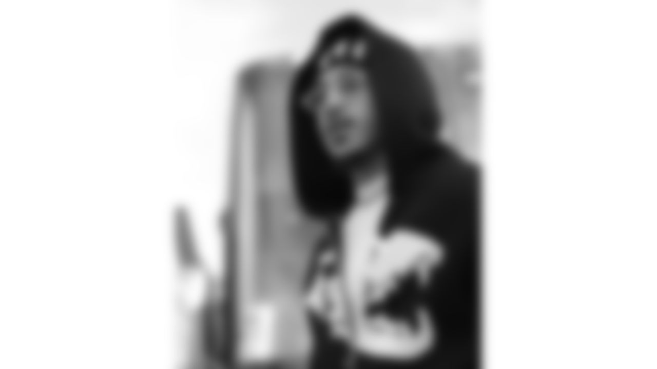 Kansas City Chiefs wide receiver Nikko Remigio (81) travels for a week 16 matchup with the Tennessee Titans Saturday December 20, 2025.