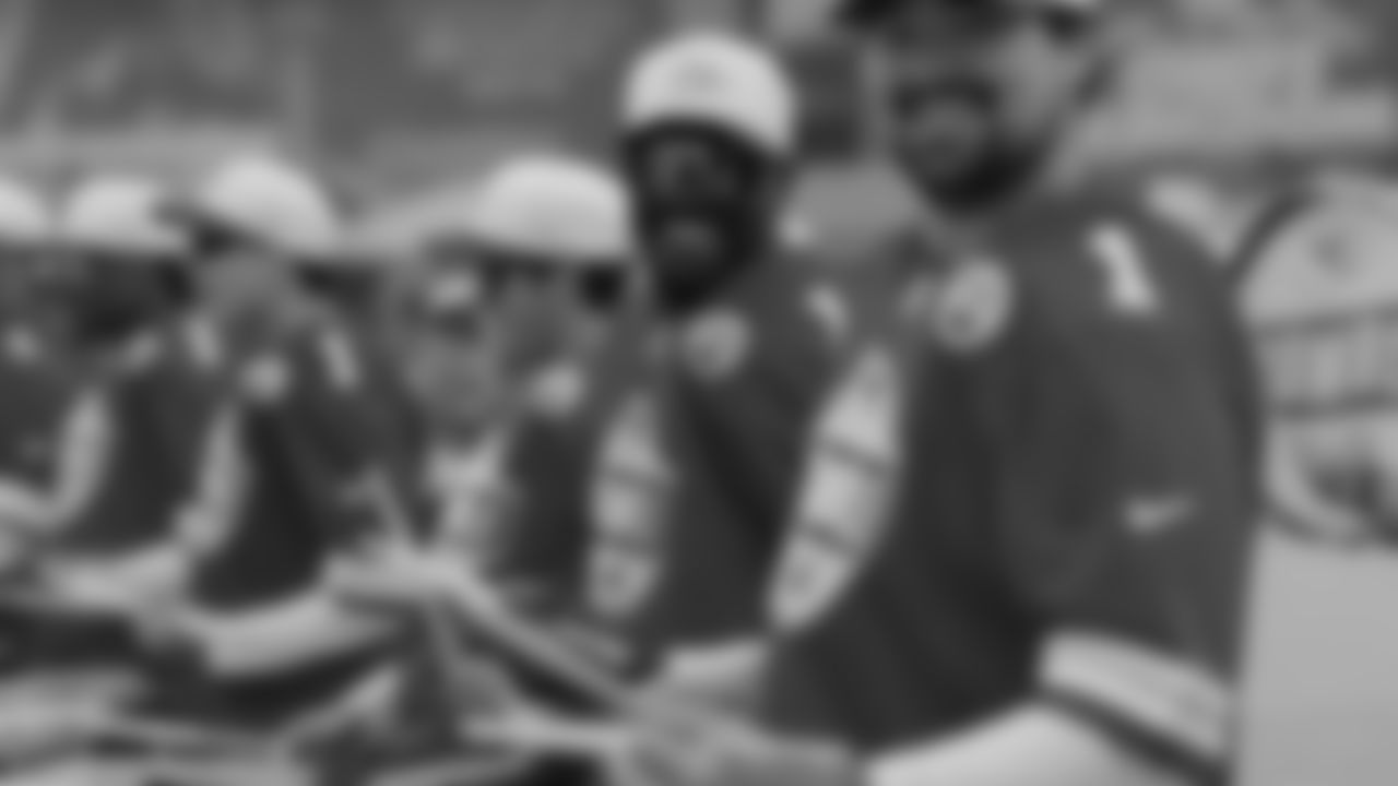 Rumble before a week 12 NFL football game against the Indianapolis Colts, Sunday, November 23, 2025 in Kansas City, MO.