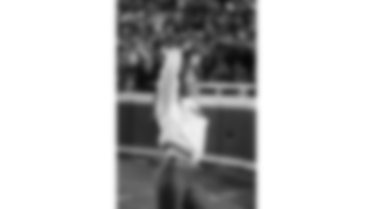 Kansas City Chiefs Cheerleaders perform during a week 14 NFL Football game against the Houston Texans on Sunday, December 7, 2025 in Kansas City, MO.