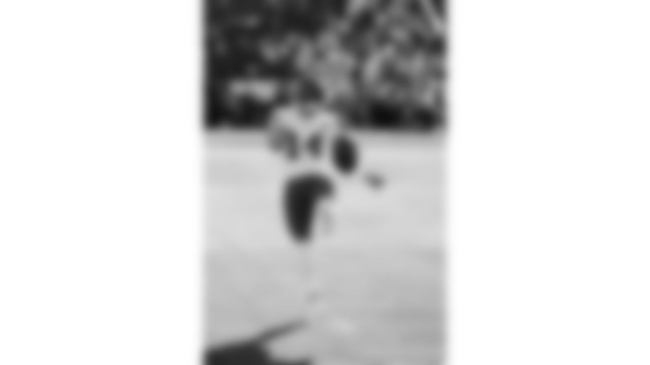 Kansas City Chiefs punter Matt Araiza (14) warms up prior to a week 11 NFL Football game against the Denver Broncos on Sunday, November 16, 2025 in Denver, Colorado.